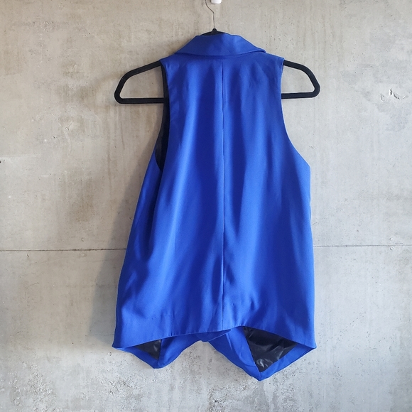 Pins & Needles / Cobalt Blue Vest / Size S - Picture 4 of 4